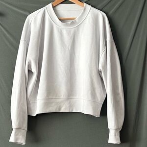 Lululemon Perfectly Oversized Crop Crew Softstrem